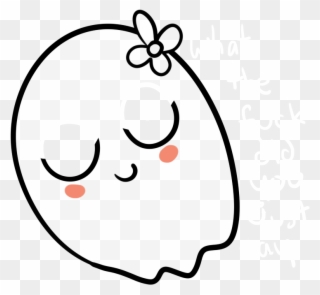 Black And White Kawaii Google Search Ghosts - Cute Girl Ghost Png Clipart