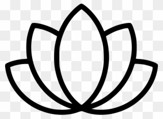 Flower Meditation Lily Svg Png Icon Free - Lotus Flower Icon Free Clipart