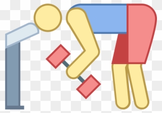This Is A Picture Of A Man Bending Over With His Head - Docker Clipart