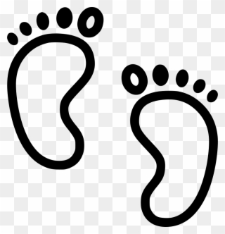 Baby Feet Comments - Baby Feet Icon Png Clipart