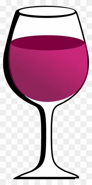 Wine Clip Pink - Wine Glass Clipart Png Transparent Png
