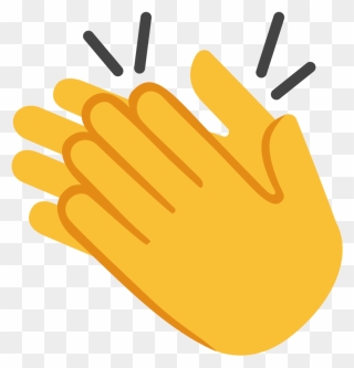 Clapping Hands Emoji Png Graphic Free - Clapping Emoji Clipart