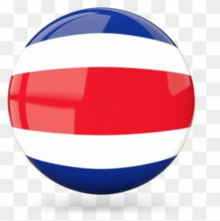 Illustration Of Flag Of Costa Rica - Costa Rica Flag Png Clipart