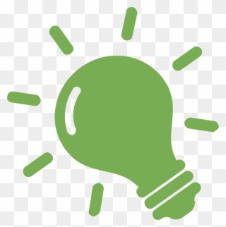 Florida Incandescent Green Personality - Green Light Bulb Logo Transparent Clipart