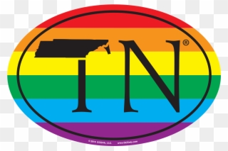 Tn Tennessee Lgbt Removable X Euro Stickers By Gcemb, - Wisconsin Lgbt Clipart