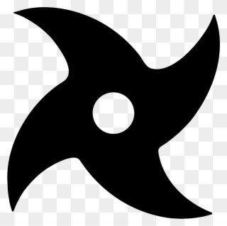 Ninja Stars Png Png Free Library - Shuriken Png Clipart