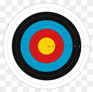 Outdoor Target Archery - Black Circle Clipart
