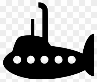 Vector Transparent Submarine Png - Submarine Png Black And White Clipart