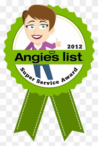 2011 Angie's List Award Winner 2012 Angie's List Award - Angie's List Super Service Award 2012 Clipart