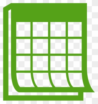 Three Steps To Make A 2017 Green Calendar - Calendar Icon Vector Png Clipart