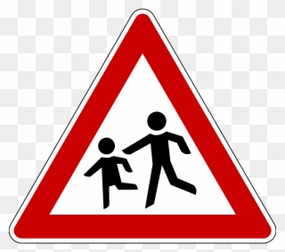 School Crossing Road Sign Clipart