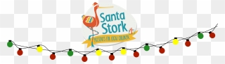 Last Year's Santa Stork Campaign Saw Brand New Presents - Christmas Light String Clipart - Png Download
