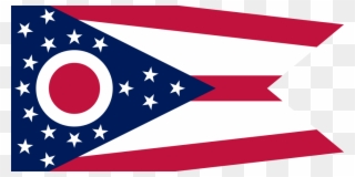 Freemasonry In Ohio - Ohio State Flag Png Clipart