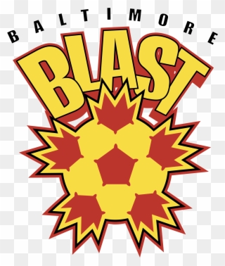 Blast Vector Transparent Clipart Free Stock - Baltimore Blast Logo - Png Download