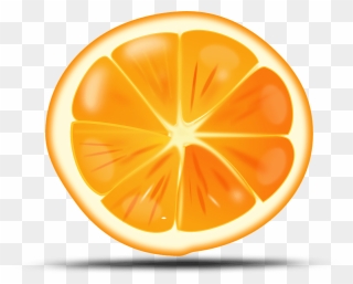 Free Sliced Orange Clip Art - Sweet Orange Stainless Steel Travel Mug - Png Download