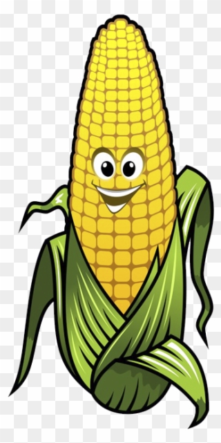 Corn On The Cob - Dibujo Mazorca Amarilla Clipart
