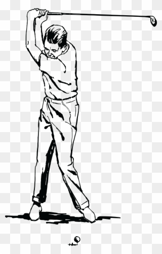 Free Clipart Images - Golf Black And White - Png Download