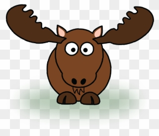Join Caledon Public Library For Our Very First Road - Cartoon Moose Shower Curtain Clipart