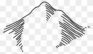 Love Wood Clipart Mountain - Mountain Symbol For Maps - Png Download