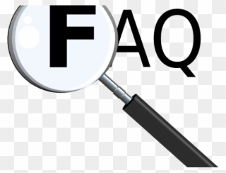 Faq Cliparts - Magnifying Glass Clipart - Png Download