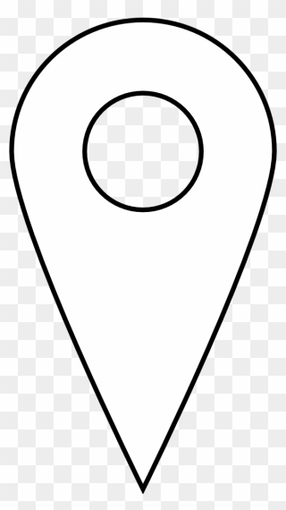 Google - Location - Icon - Vector - Location Symbol Png White Clipart