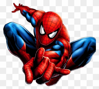Spider-man Cartoon Png Transparent Image - Transparent Background Spiderman Clipart Png