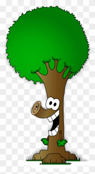 Comic Tree - Cartoon Tree Clipart