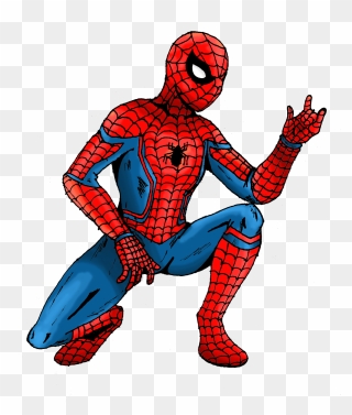 Old Classic Spiderman Costume Png Clipart - Spiderman Clipart Png Transparent Png