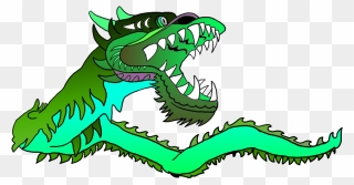 Green Chinese Dragon - Full Green Chinese Dragon Clipart