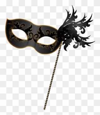 Mardi Gras Mask - Transparent Background Masquerade Mask Png Clipart
