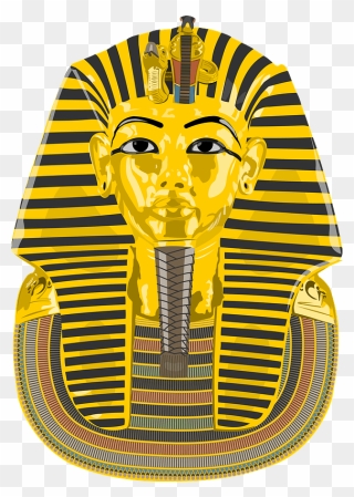 Mask For King Tutankhamun Clipart - Ancient Egyption Death Mask - Png Download