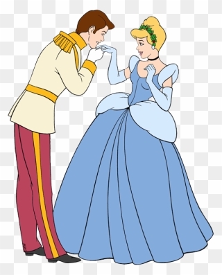Cinderella And Prince Charming Clipart - Png Download