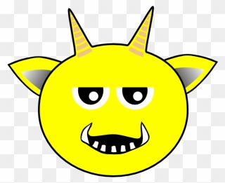 Yellow Demon Clipart