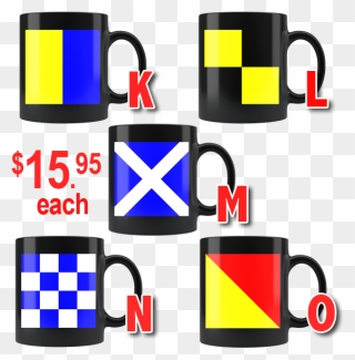 Nautical Flag Mugs K-o - Mug Clipart