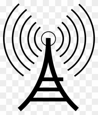Internet Clipart Png - Radio Tower Clipart Transparent Png