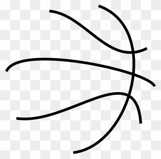 Basketball Lines Clipart Png Freeuse Download Bball - Basketball Lines Clipart Transparent Png