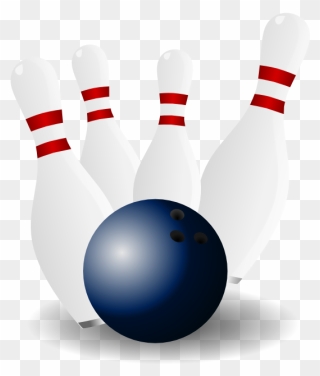 Free Bowling Clipart - Example Of Momentum For Kids - Png Download