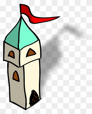 Cartoon Castle - Tower Clip Art - Png Download