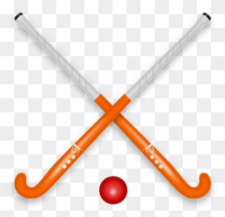 Hockey Stick Ball Clip Art At Clipart Library - Hockey Sticks And Balls - Png Download