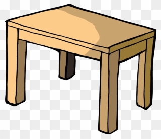 Clipart Table Square Table - Cartoon Table Png Transparent Png