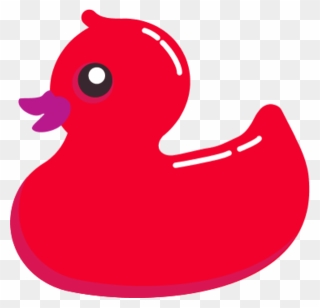 Duck Free Content Clip Art Red Cliparts - Rubber Duck Vector Png Transparent Png