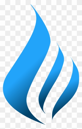 Blue Fire Logo Png Clipart
