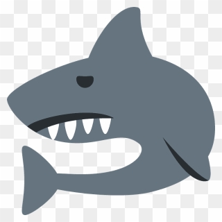 Shark Emoji Clipart - Twitter Shark Emoji - Png Download