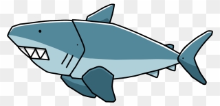 Types Of Sharks Clipart Megalodon - Scribblenauts Megalodon - Png Download