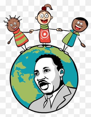 Martin Luther Jr Preschooler Transparent & Png Clipart - Clip Art Martin Luther King Jr Day