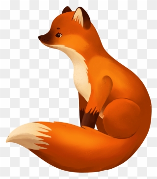 Fox Clipart - Red Fox - Png Download