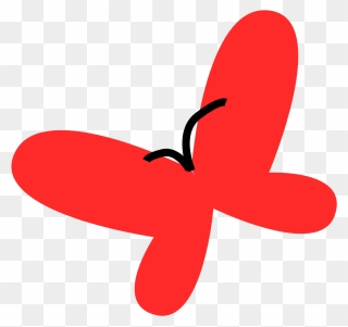 Black Red Butterfly Clip Art Png - Clip Art Transparent Png