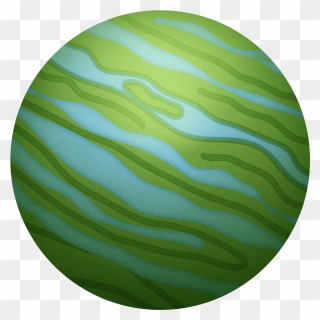 Planeten Clipart Spaceclip - Transparent Green Planet Clipart - Png Download