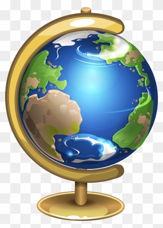 Globe Clip Art - Globe With Transparent Background Clipart - Png Download