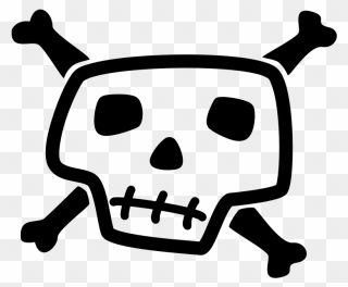Skull And Bones Skull And Crossbones Clip Art - Clip Art Skull And Crossbones - Png Download